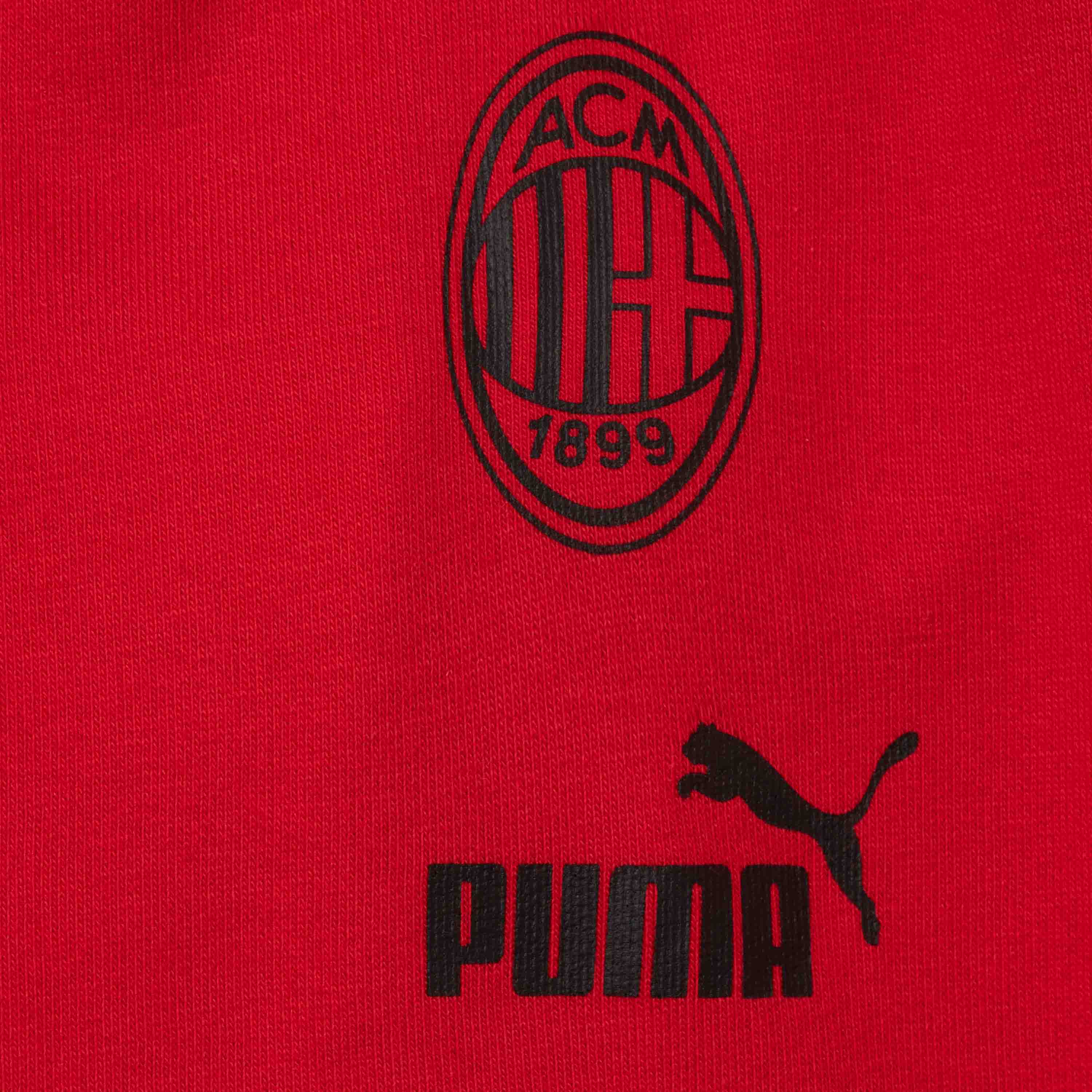 FELPA MILAN BAMBINO CON CAPPUCCIO E STAMPA FOOTBALL CORE - Image 9