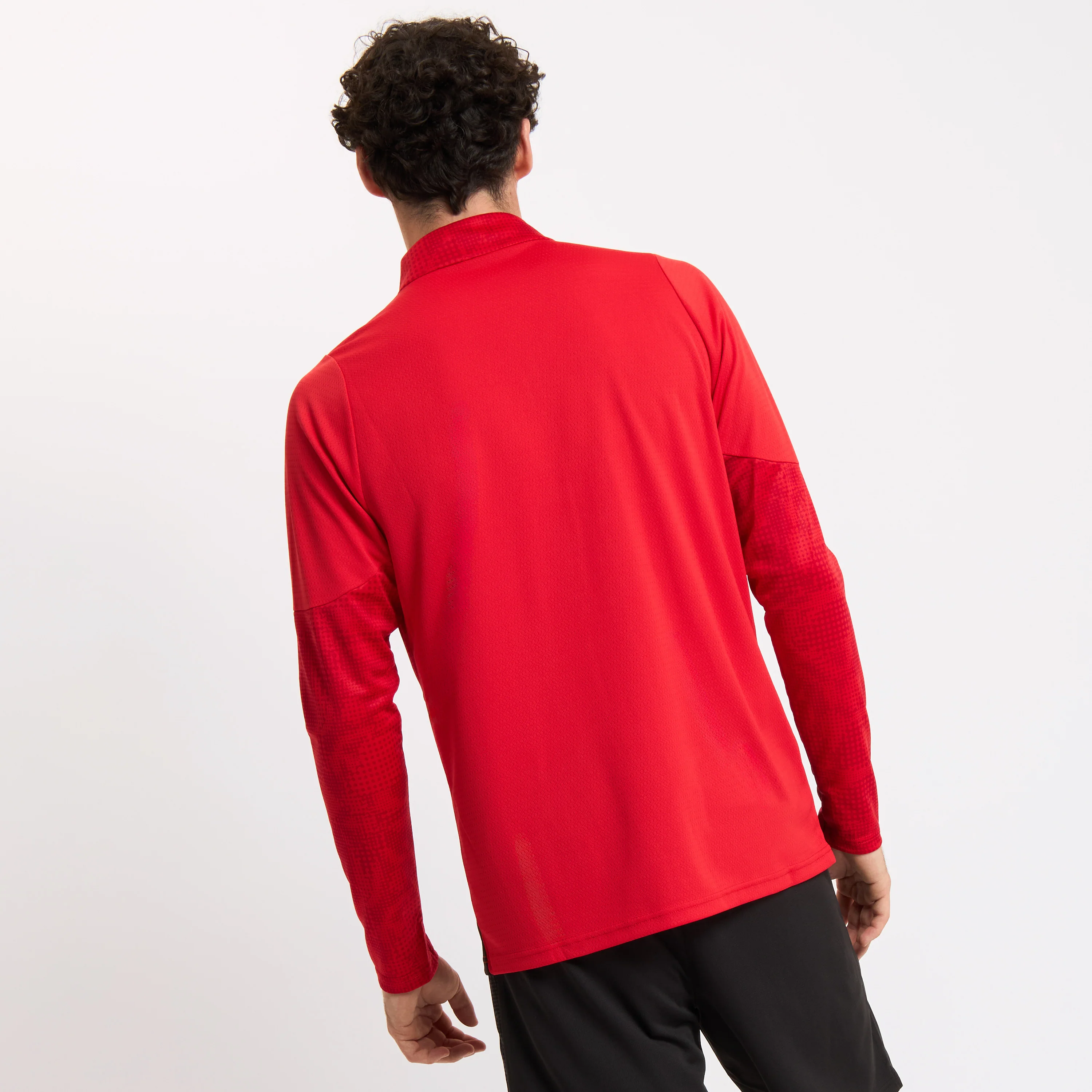 MAGLIA ROSSA MILAN TRAINING 1/4 ZIP A MANICA LUNGA 2025/26 - Image 5