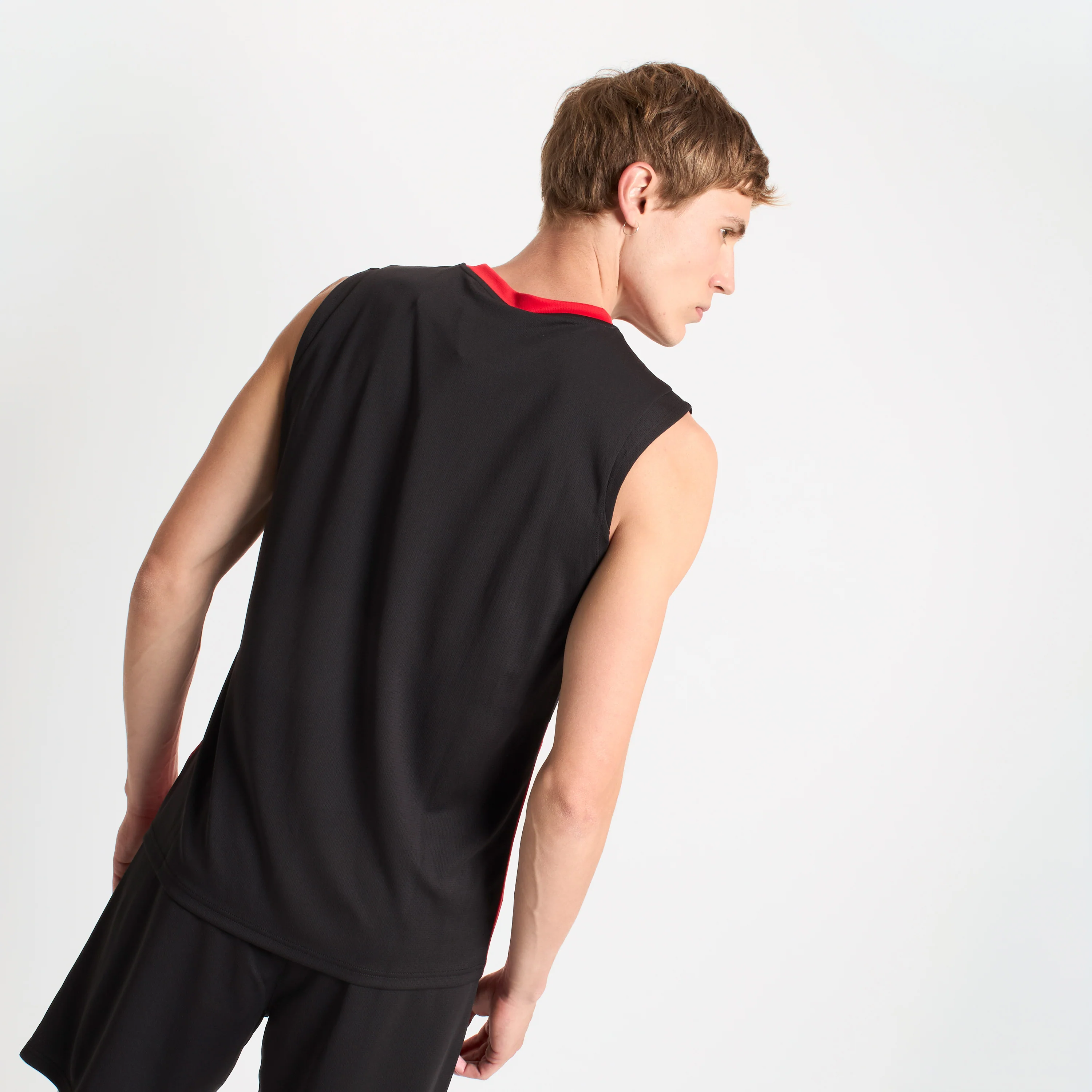 MAGLIA NERA MILAN TRAINING 2025/26 SENZA MANICHE - Image 4