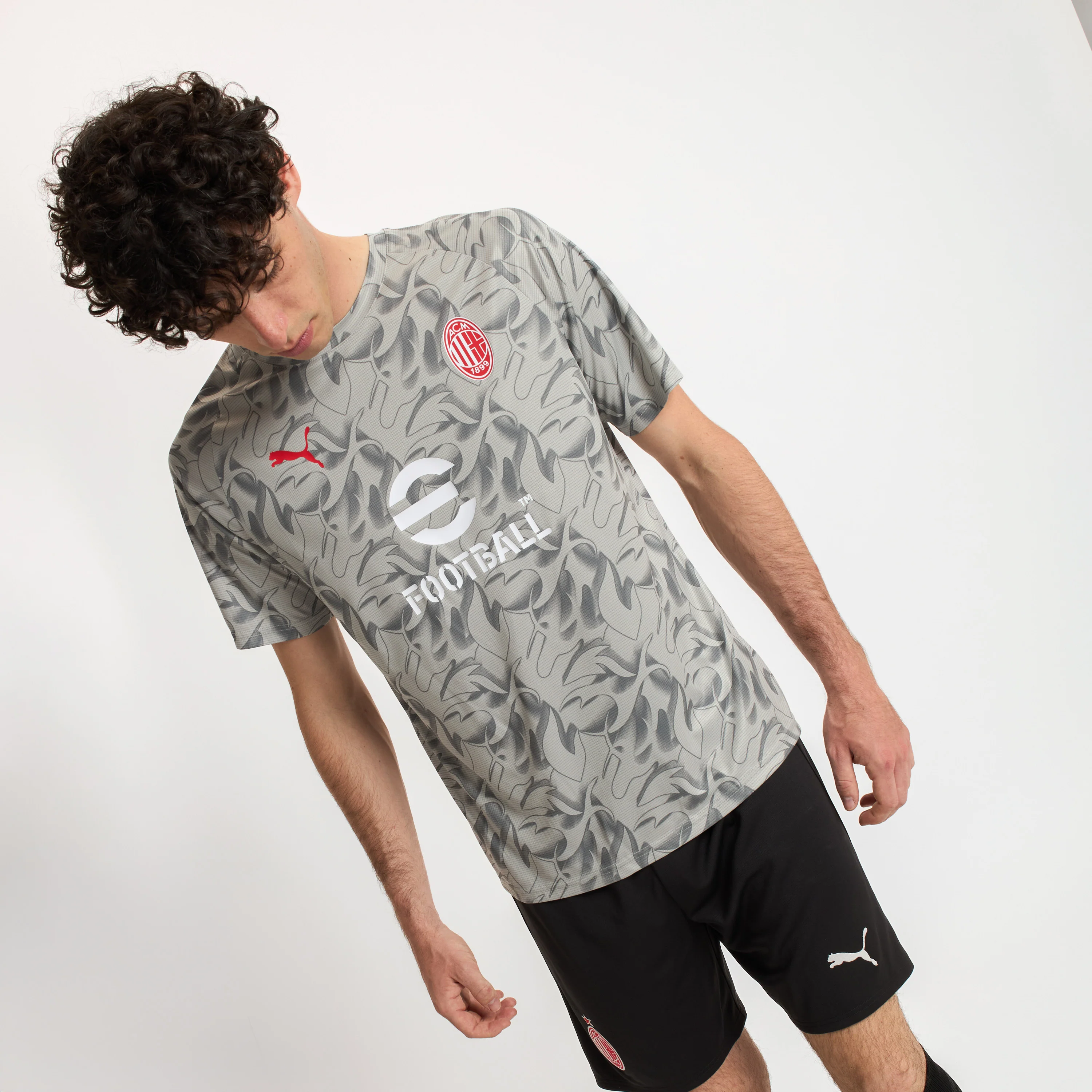 MAGLIA MILAN PREMATCH GRIGIA 2025/26 - Image 4