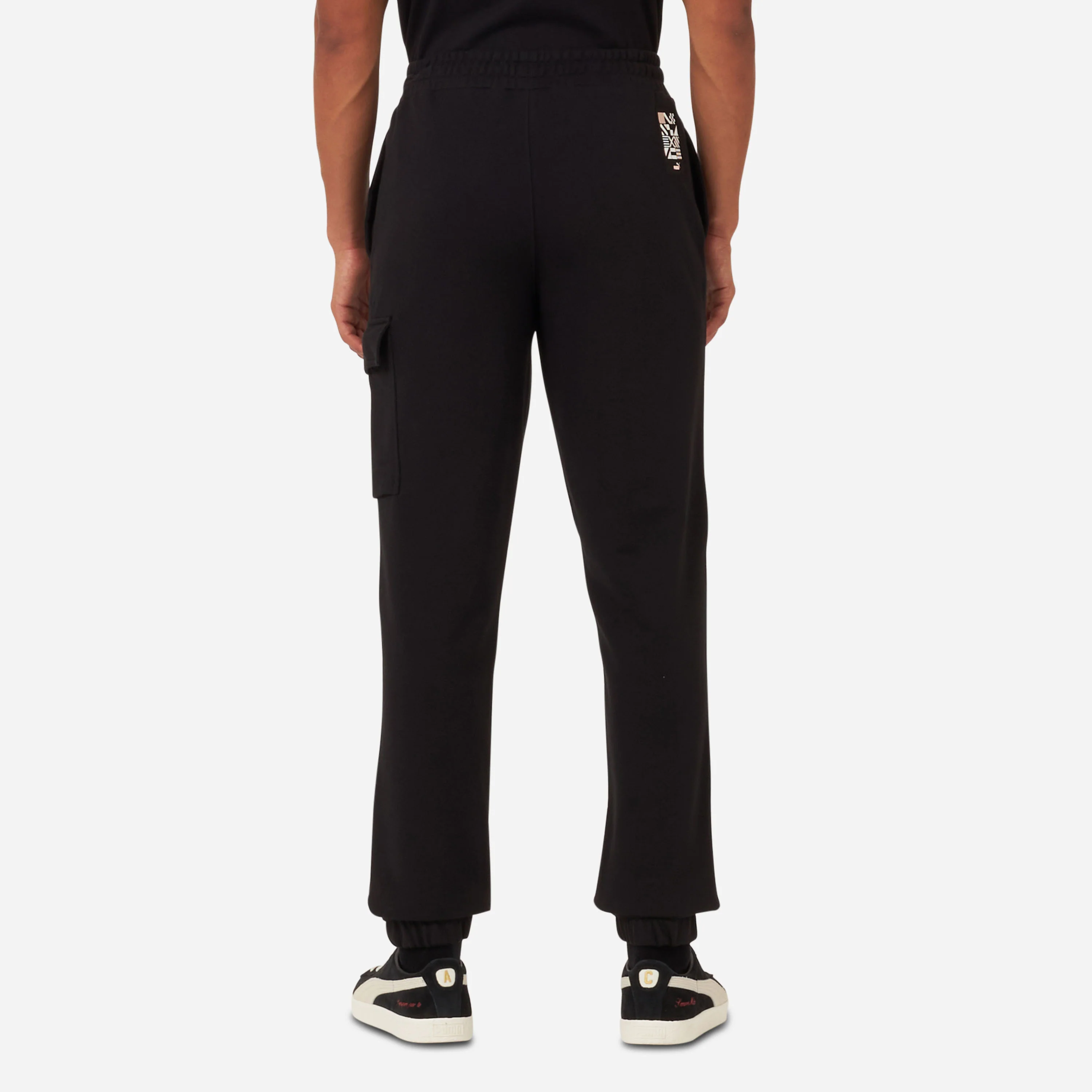 PANTALONI MILAN IN FELPA CON TASCA STILE CARGO - Image 5